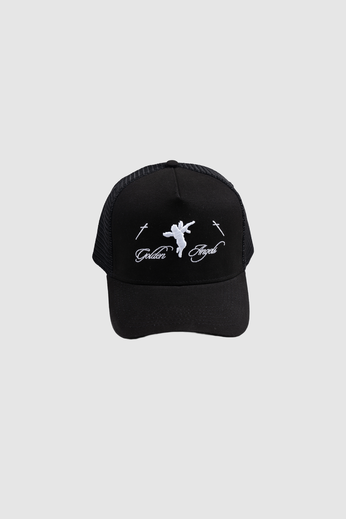 GA® Black Script Trucker Hat