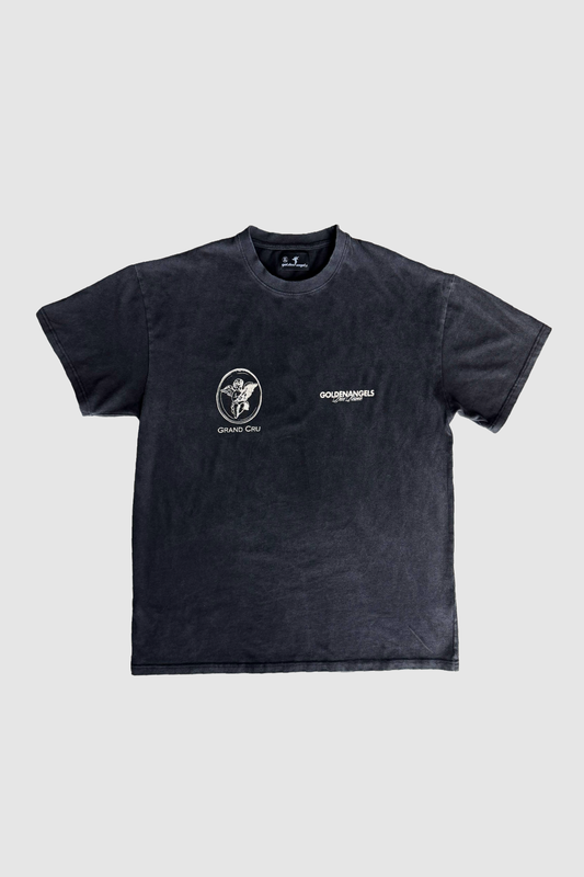 GA® Washed Black Oversized Champagne Tee