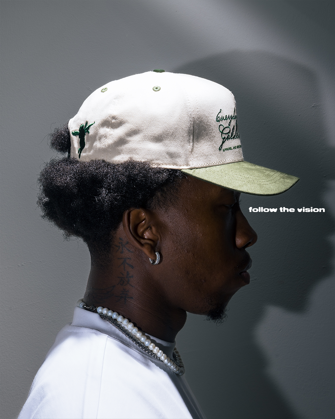 GA® Suede Two-Tone Green Cap