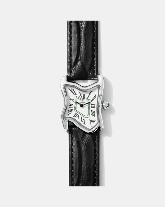 Laphont Square Melting Watch Small Silver