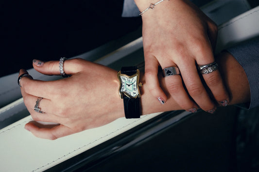 Laphont Square Melting Watch Small Gold