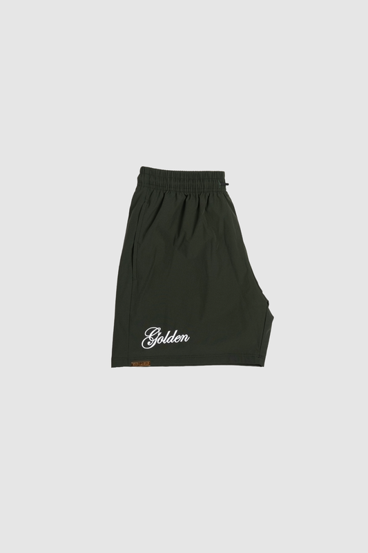 GA® 100% Nylon Olive Green Shorts