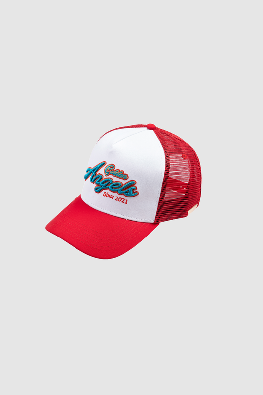 GA® Vintage Red Trucker Hat
