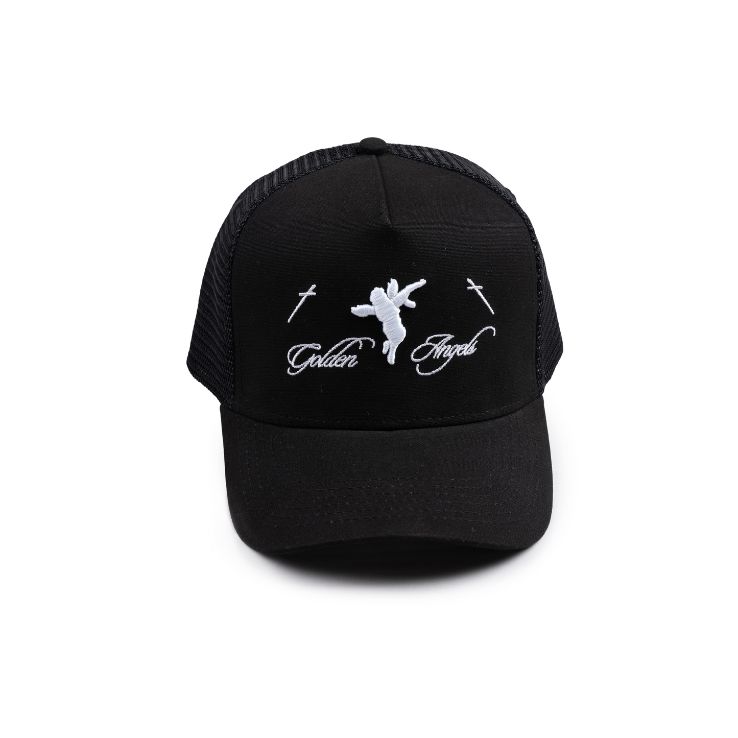 GA® Black Script Trucker Hat