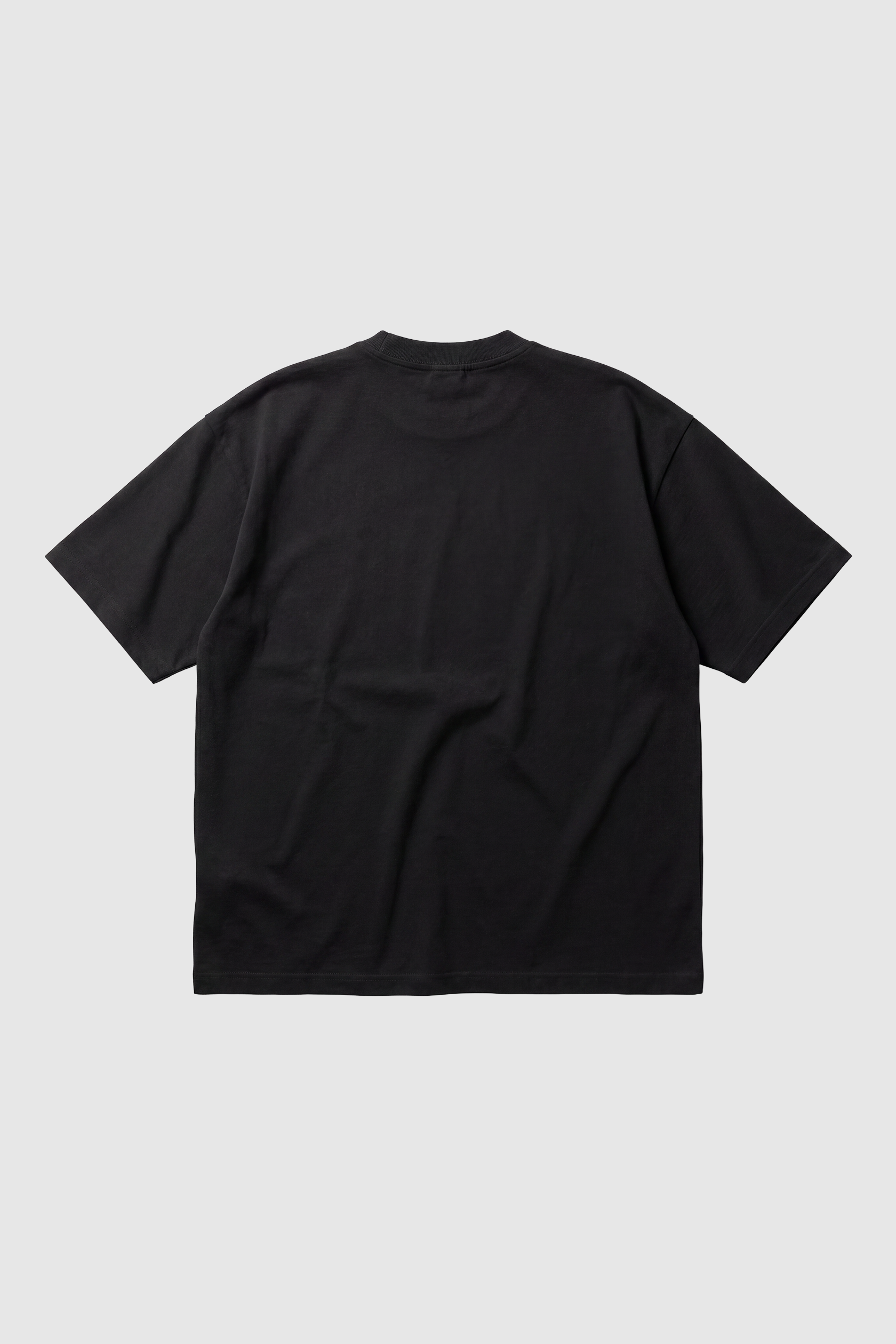 Golden Oversized Blank Tee Black