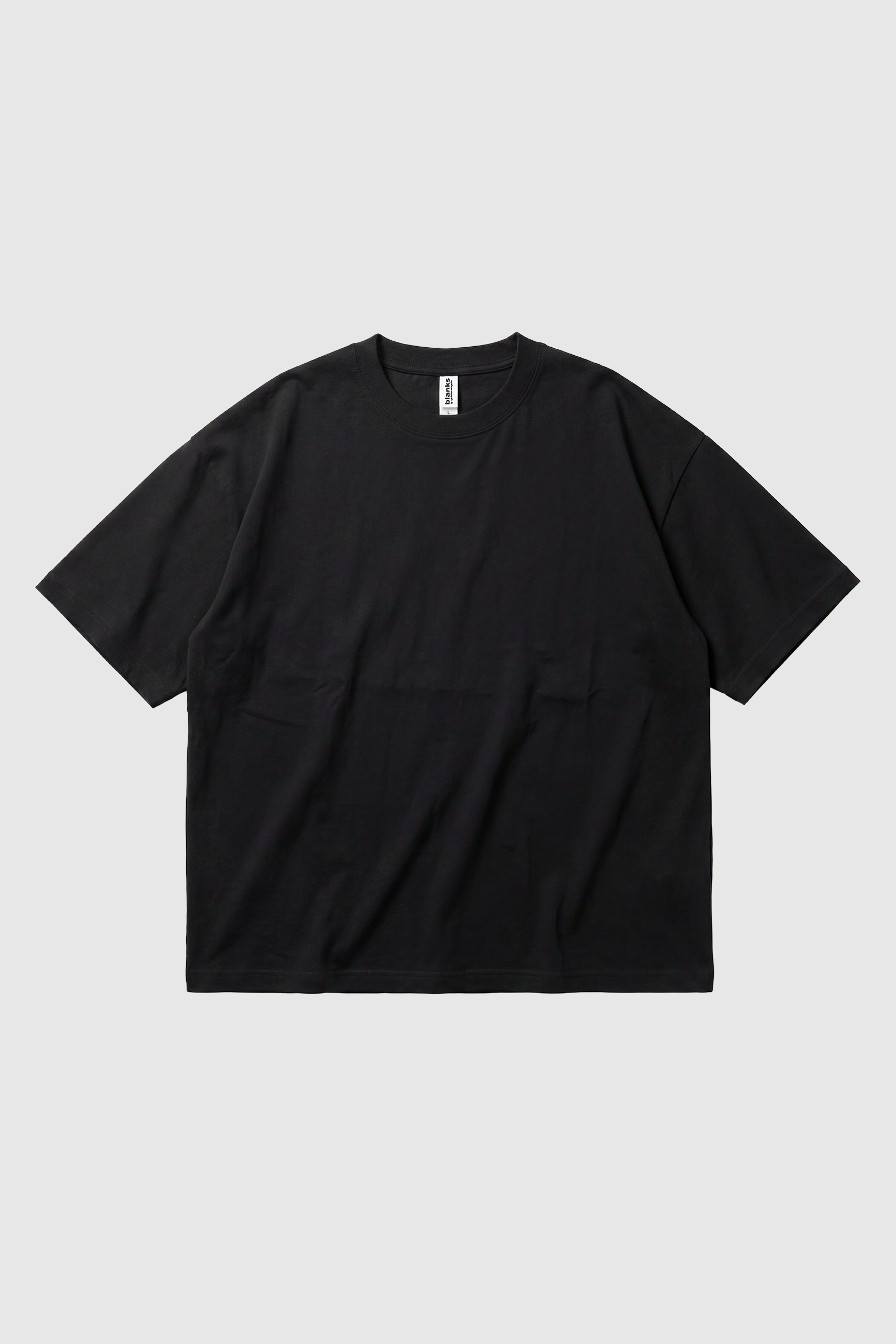 Golden Oversized Blank Tee Black