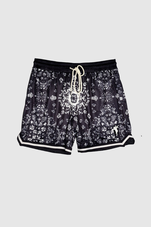 GA® Black Bandana 2025 Mesh Shorts