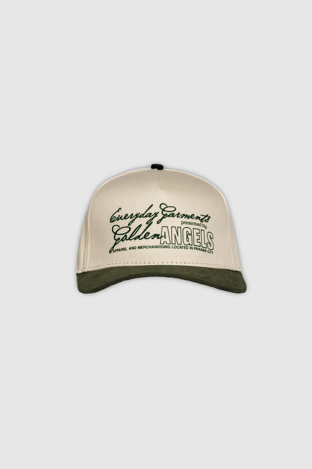 GA® Suede Two-Tone Green Cap