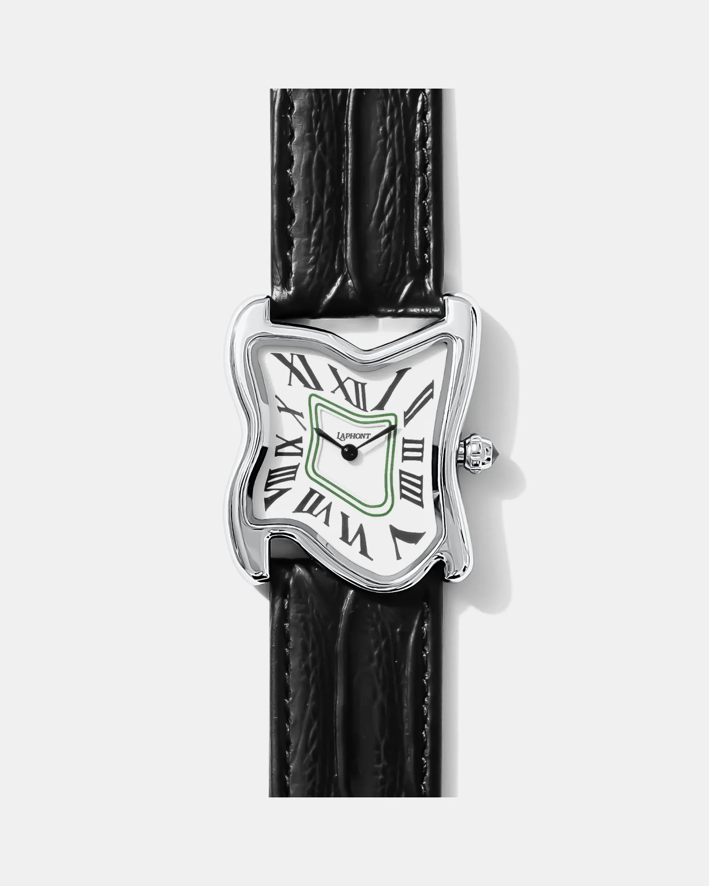Laphont Square Melting Watch Large Silver