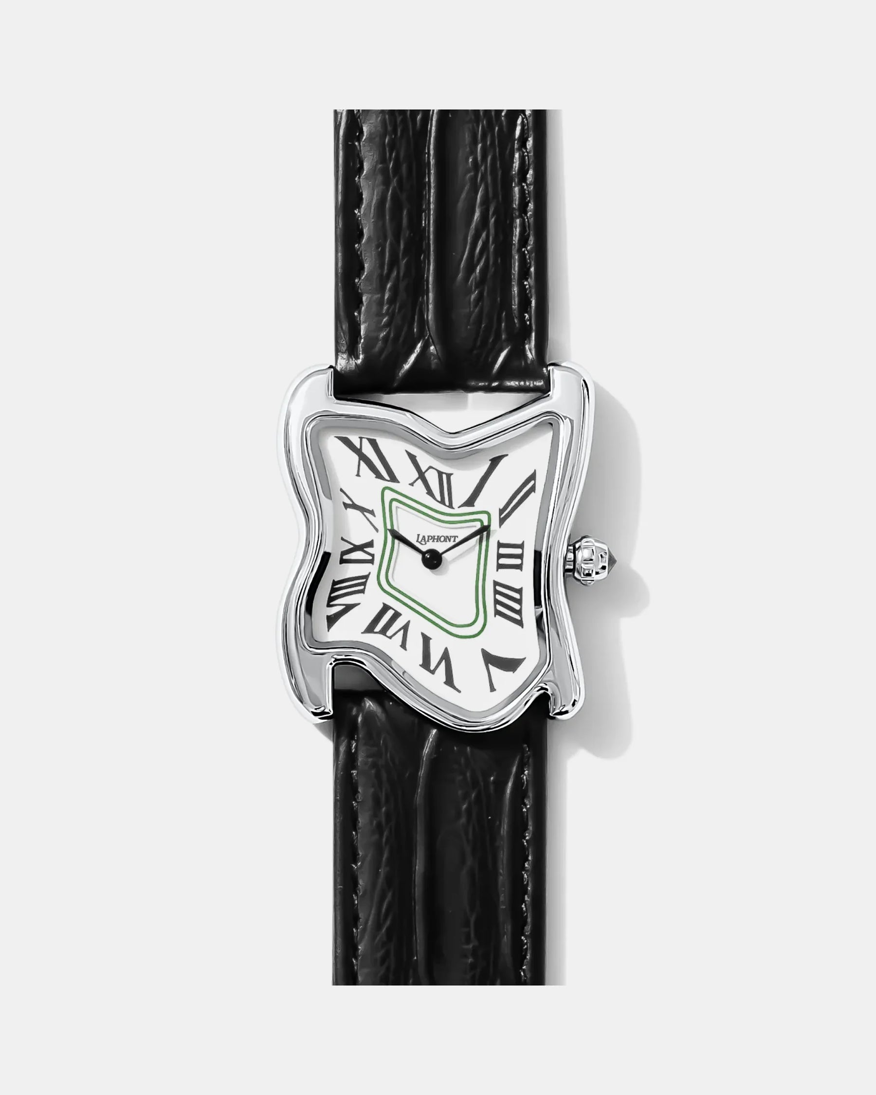 Laphont Square Melting Watch Large Silver