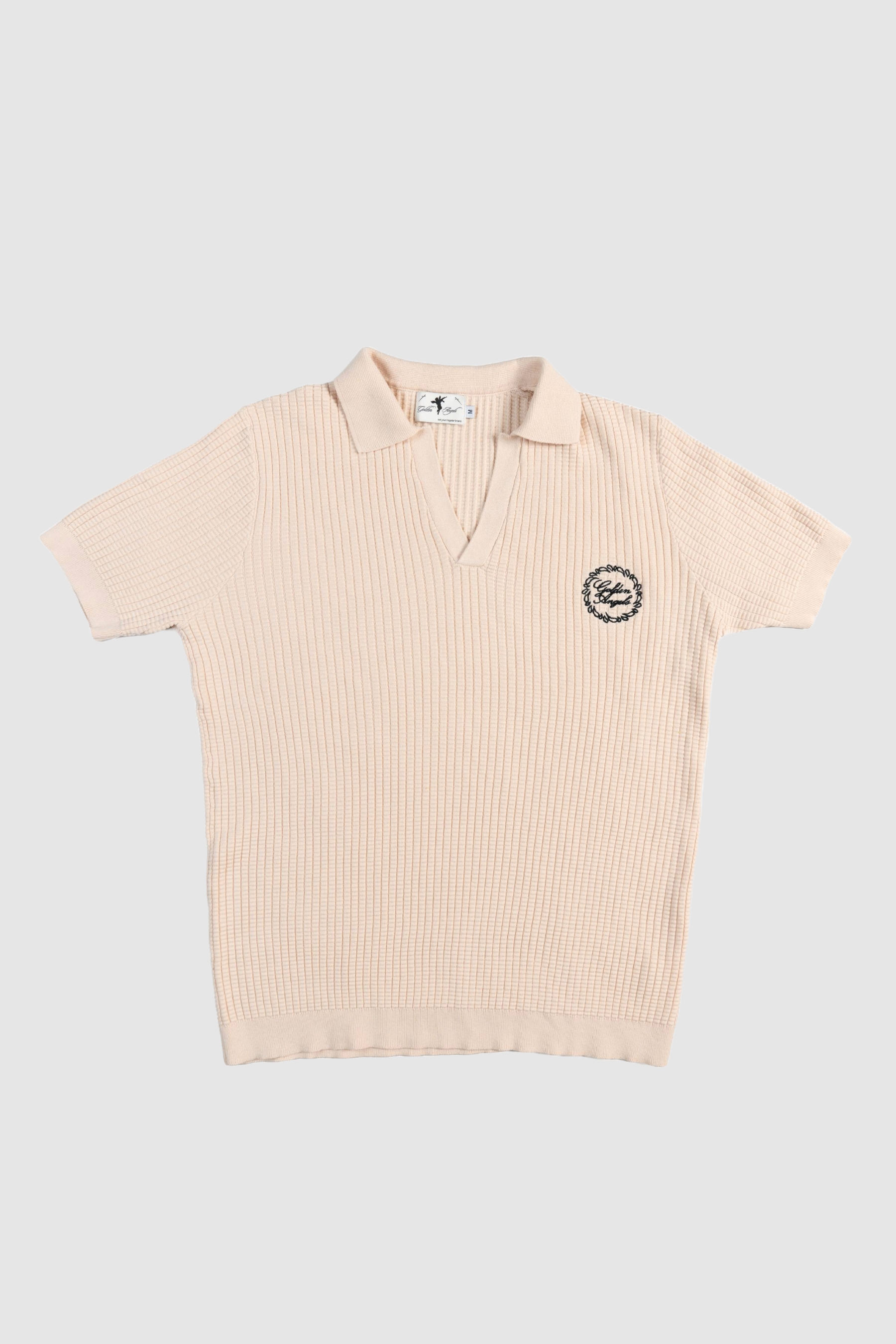 GA® Knitted Cream Polo