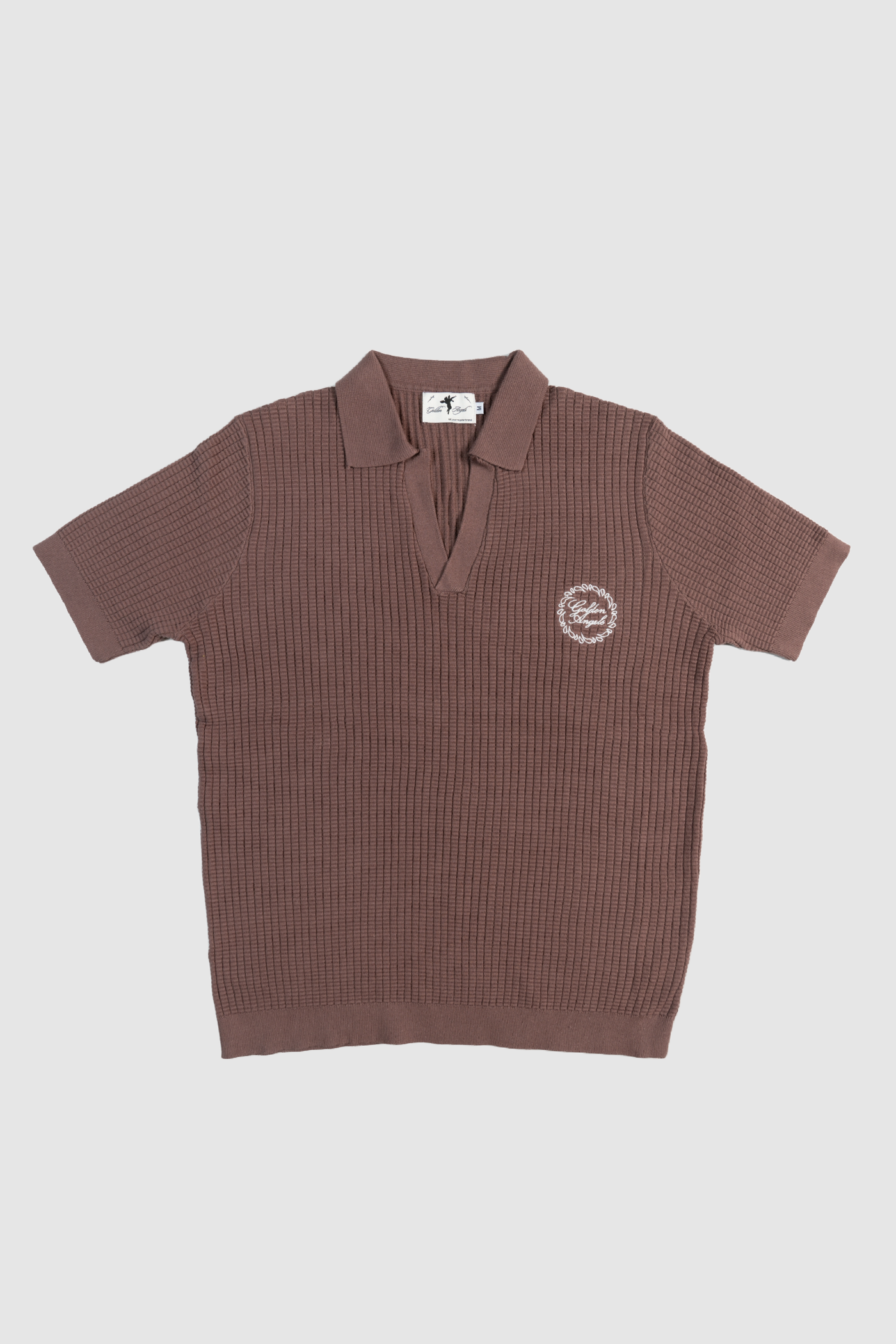 GA® Knitted Dark Mocha Polo