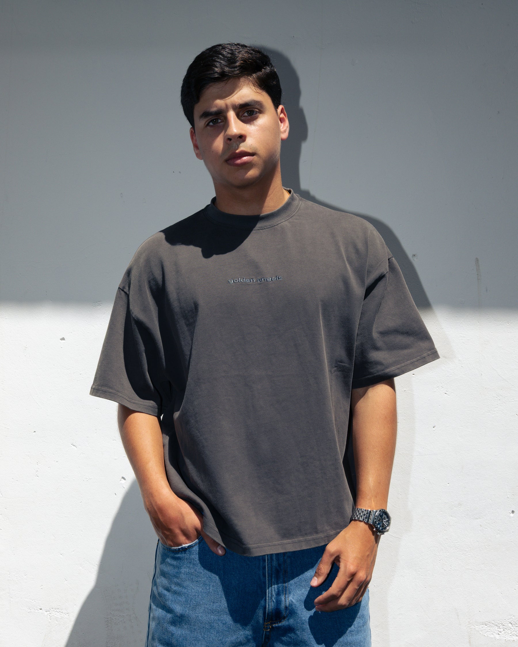 GA® Boxy Washed Onix Tee
