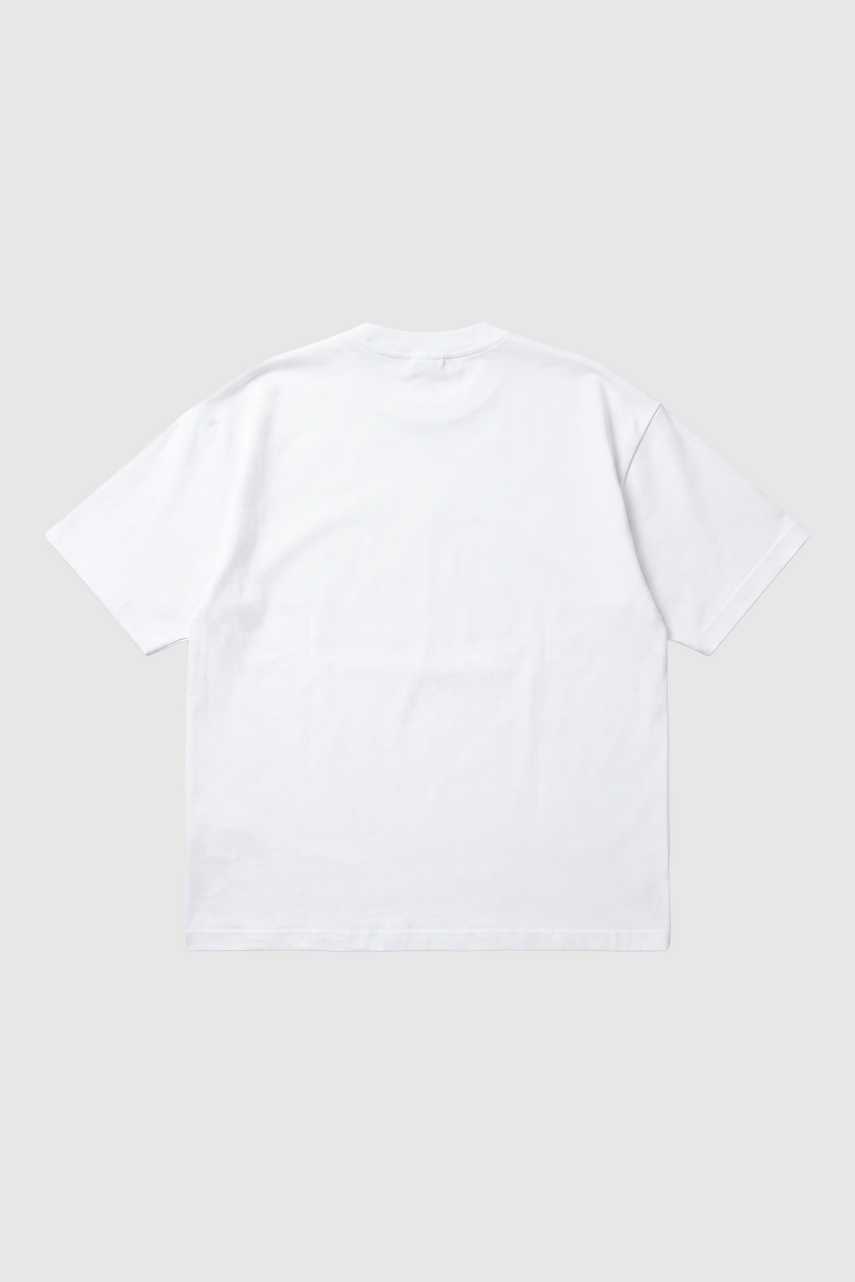 Golden Oversized Blank Tee White