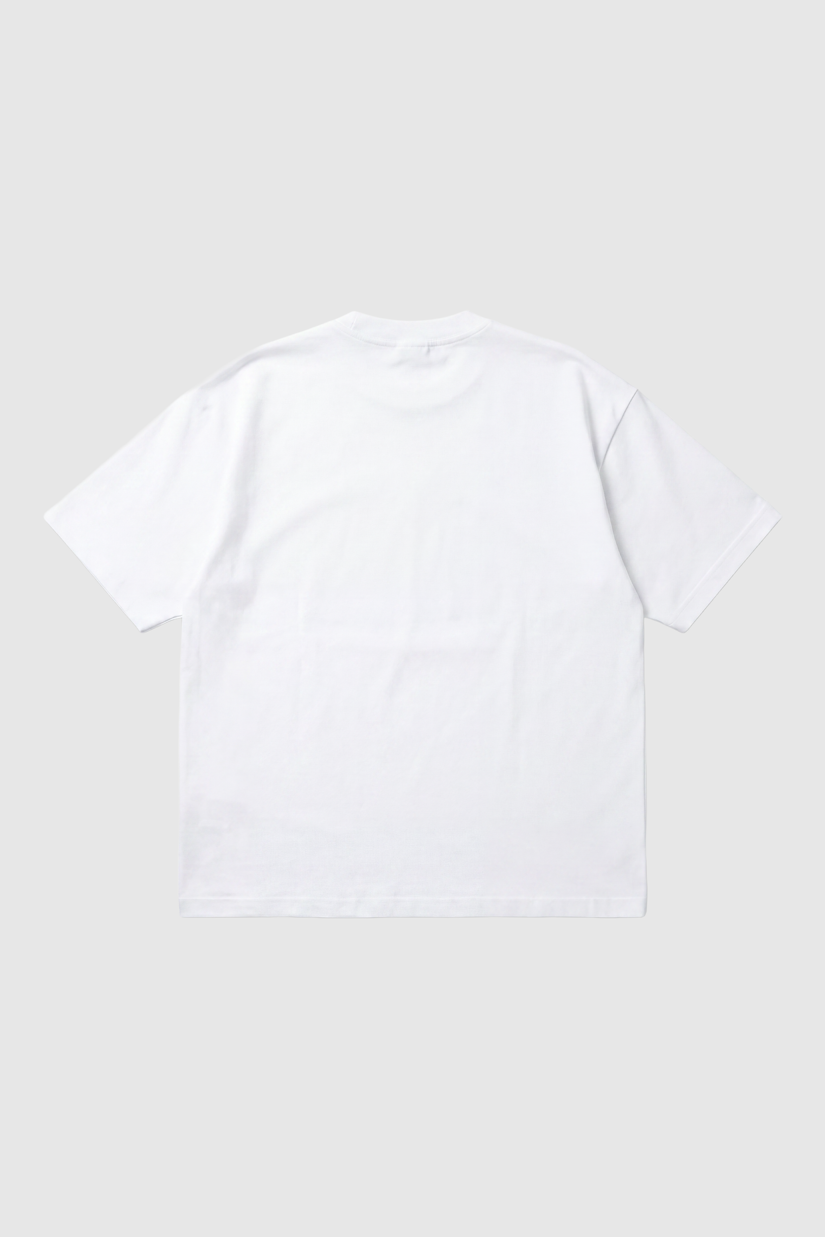 Golden Oversized Blank Tee White