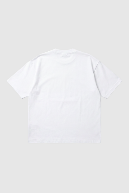 Golden Oversized Blank Tee White