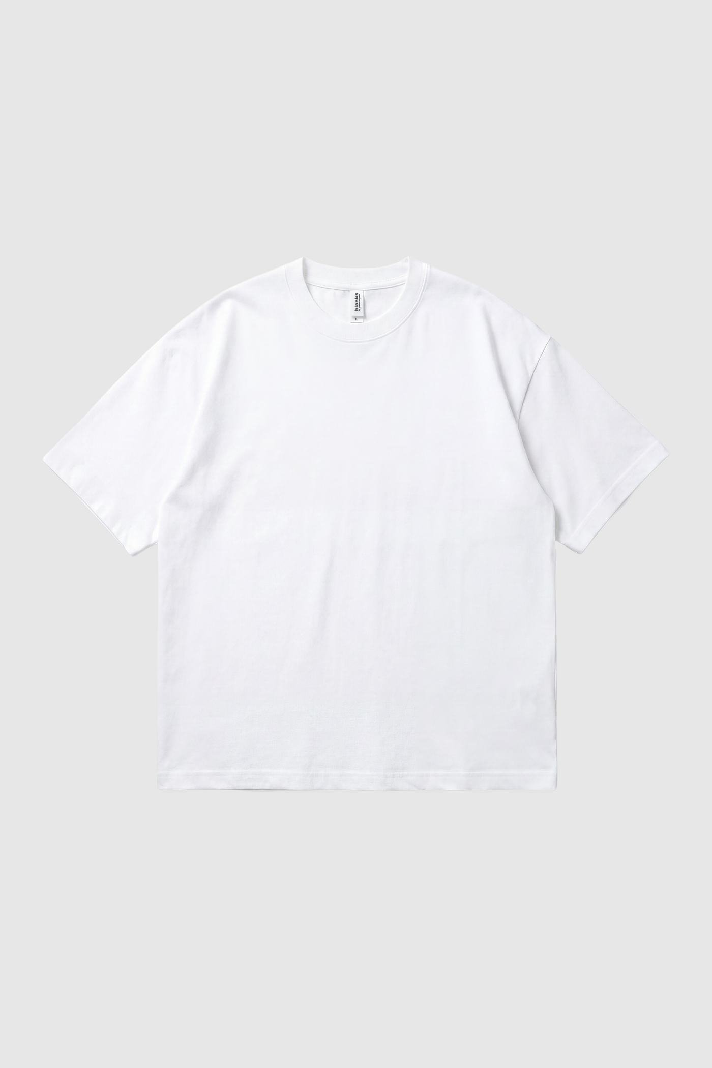 Golden Oversized Blank Tee White