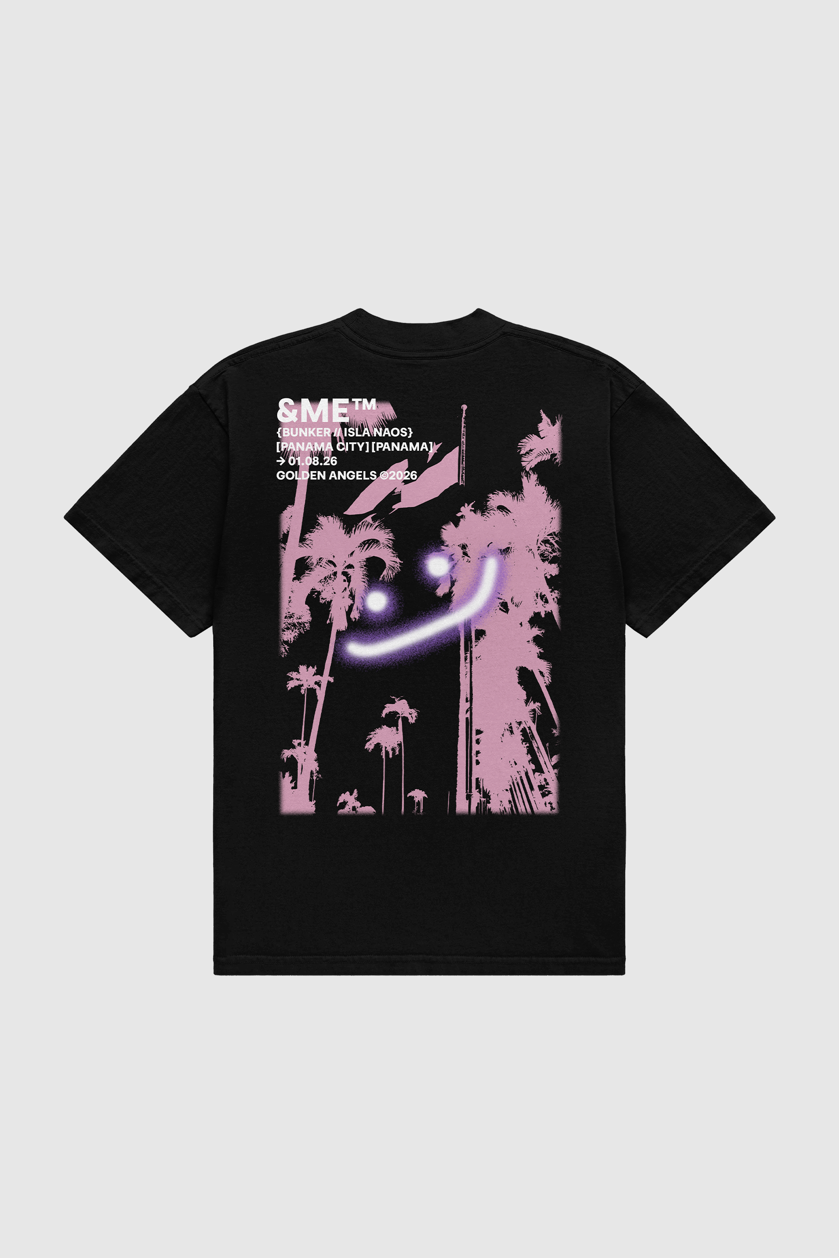 GA® for &ME (Keinemusik) x Booth Panama Official Merch (Black)