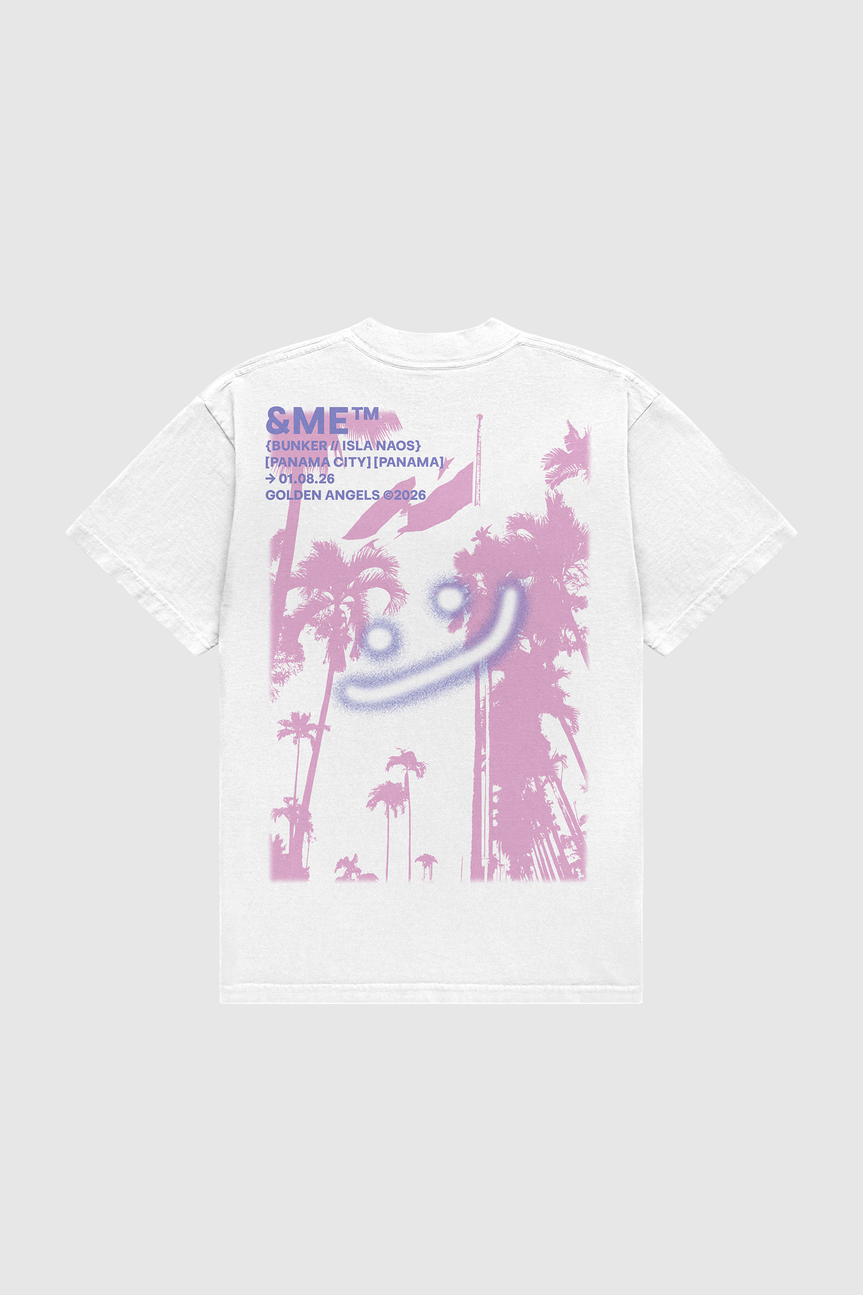 GA® for &ME (Keinemusik) x Booth Panama Official Merch (White)