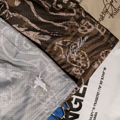 GA® Paisley Short Grey SS26 — editorial styling and fit reference