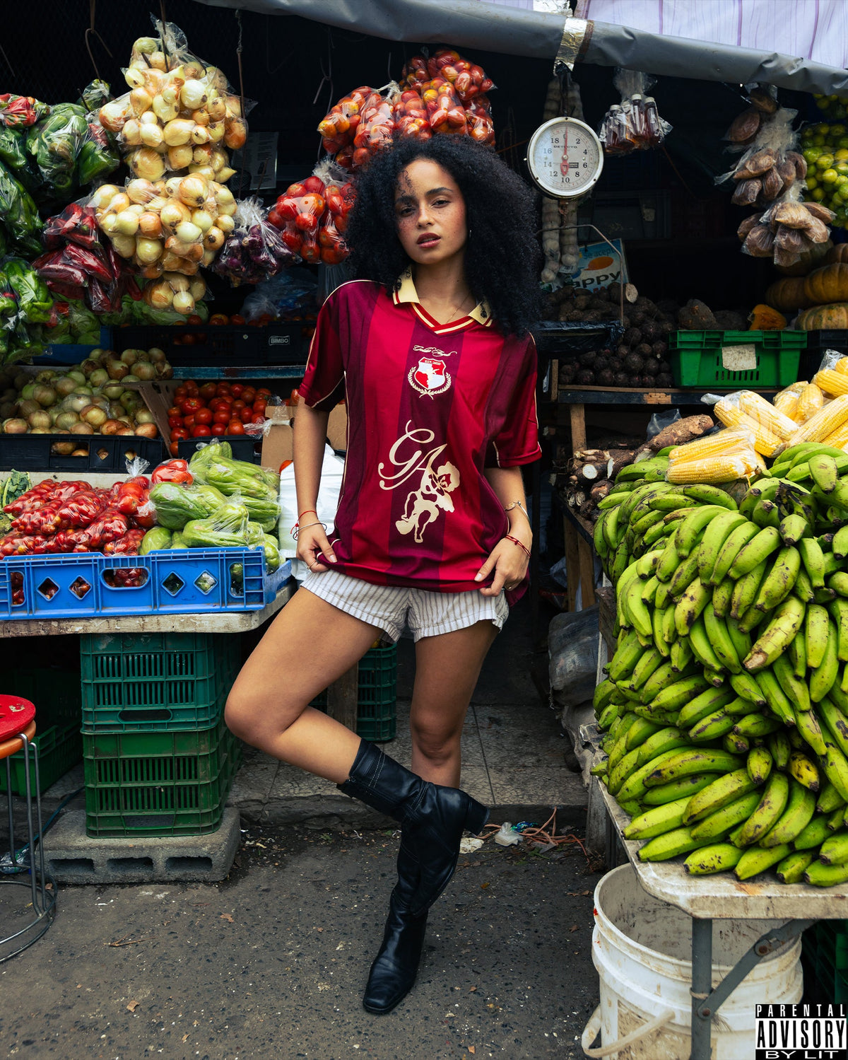GA® Home Football Jersey — editorial styling and fit reference