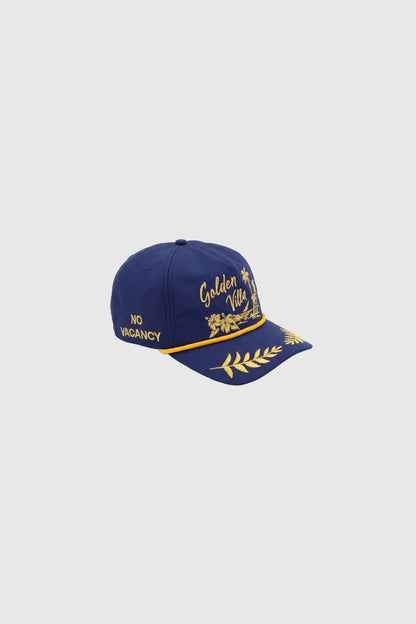 GA® Golden Villa Rope Cap — Navy, angle