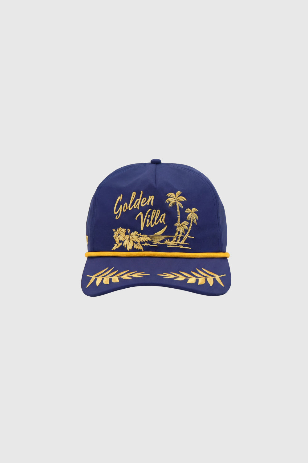 GA® Golden Villa Rope Cap — Navy, front
