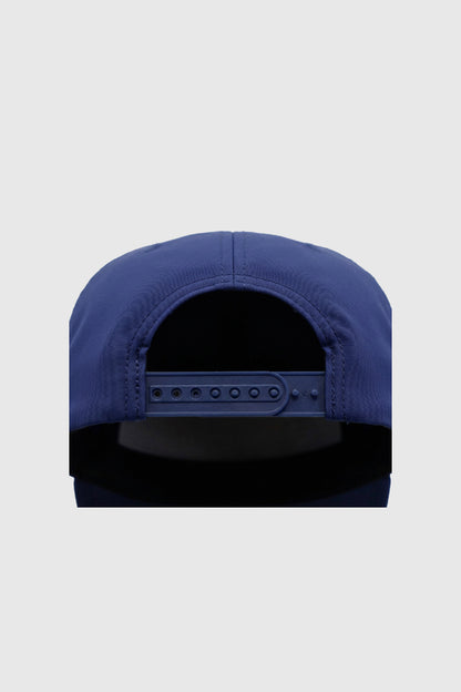 GA® Golden Villa Rope Cap — Navy, snapback detail