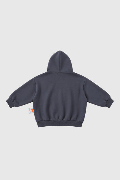 GA® Runway Grey Travel Zip-Up Jacket — back on light gray