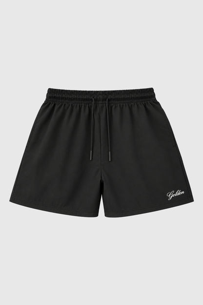 GA Script Logo Short 2.0 Black front