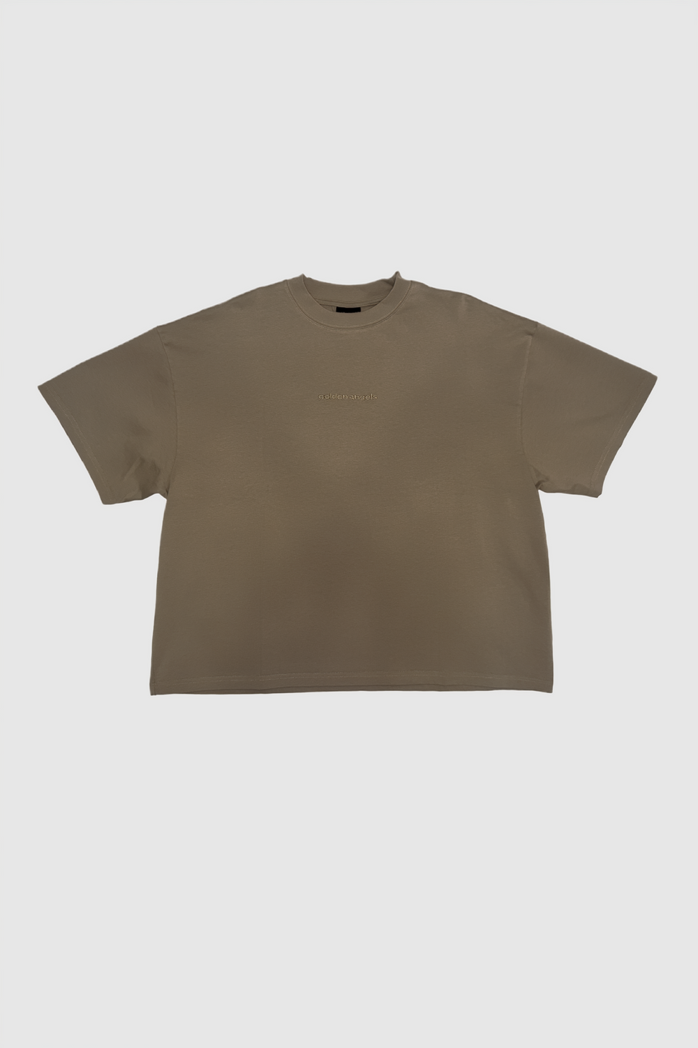 GA® Boxy Washed Cream Tee