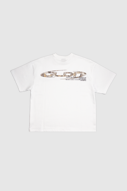 GA® Camo Logo White Tee